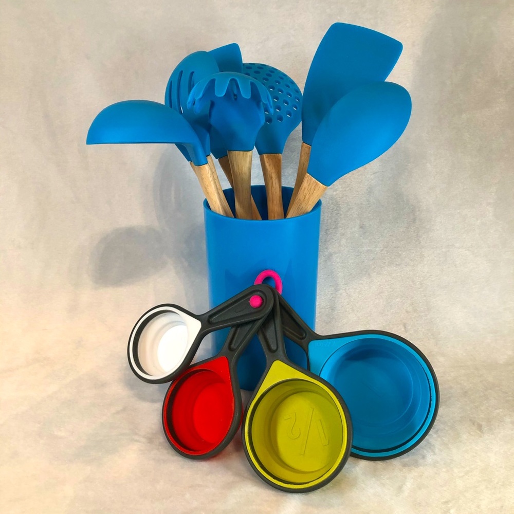 Silicone kitchen utensils silicone measuring cups
